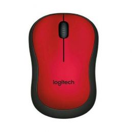 LOGITECH M 221 SILENT WIRELESS MOUSE - MERAH