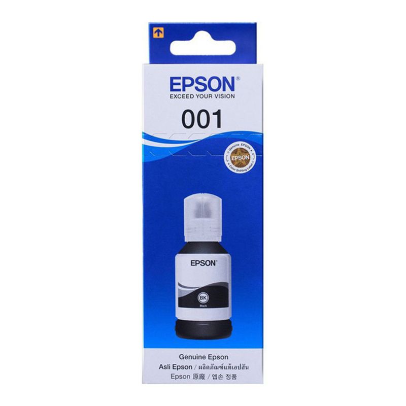 EPSON T001 INK BOTTLE,BLACK,A/A,127ML