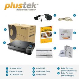 PLUSTEK SCANNER OPTICBOOK 3800L