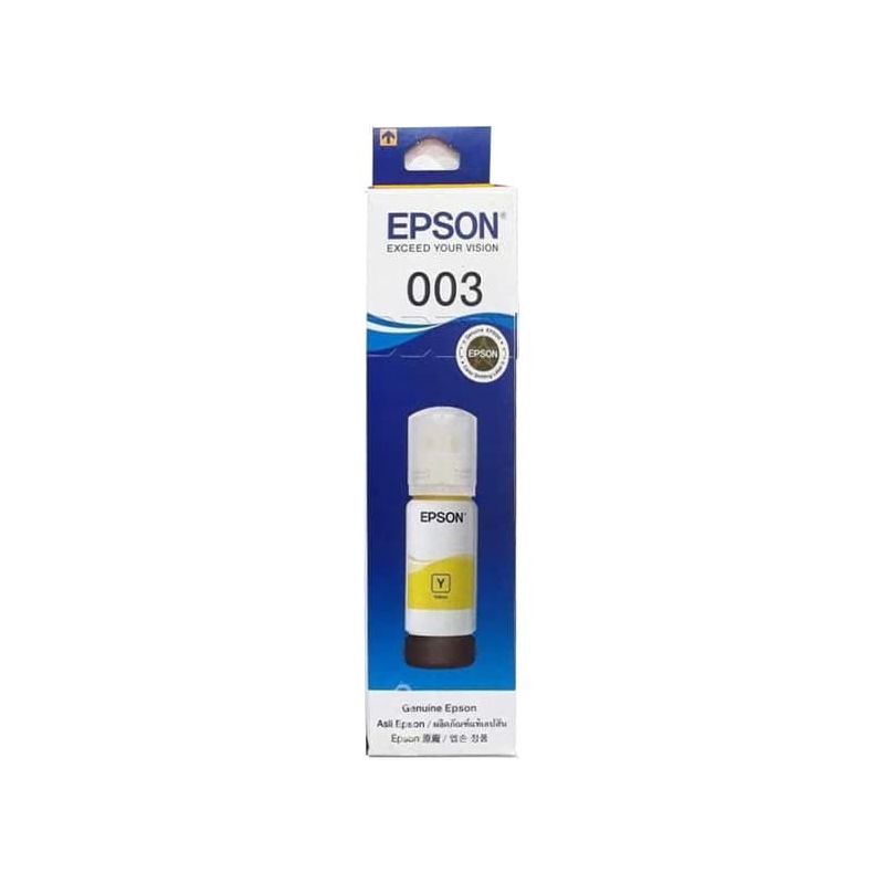 EPSON 003 YELLOW 4CL DYE 65ML INK BOTTLE